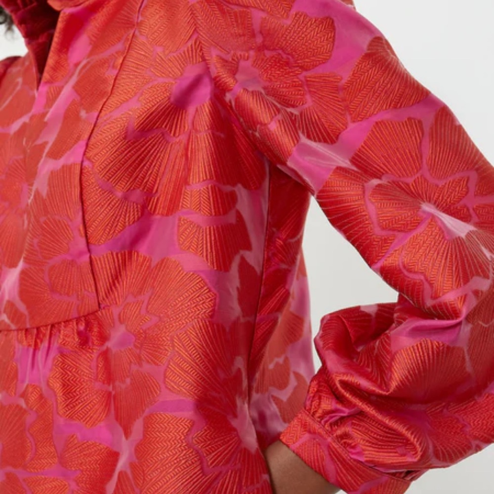 Tuckernuck Red and Pink Women's Dress - Picture 4 of 5